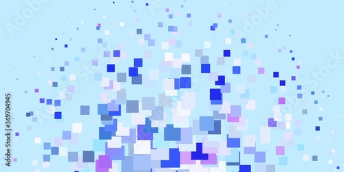 Light Pink, Blue vector background with rectangles. Illustration with a set of gradient rectangles. Modern template for your landing page.