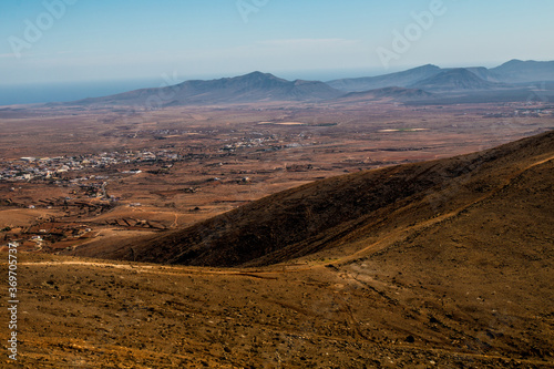 Landscape of Fuerteventura, Canary island