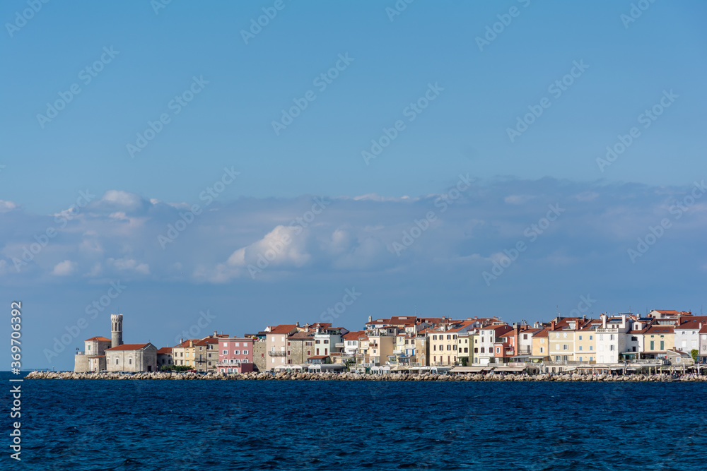 A view of the town of Piran