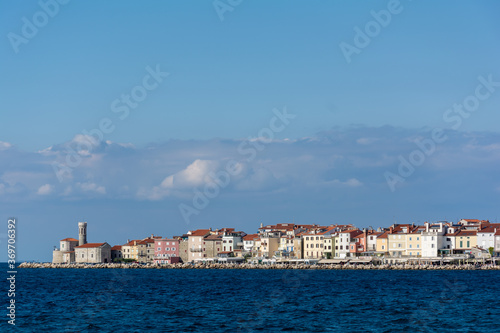 A view of the town of Piran