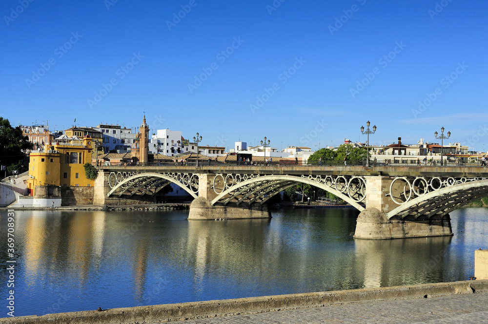 Isabel II bridge, Seville, Spain