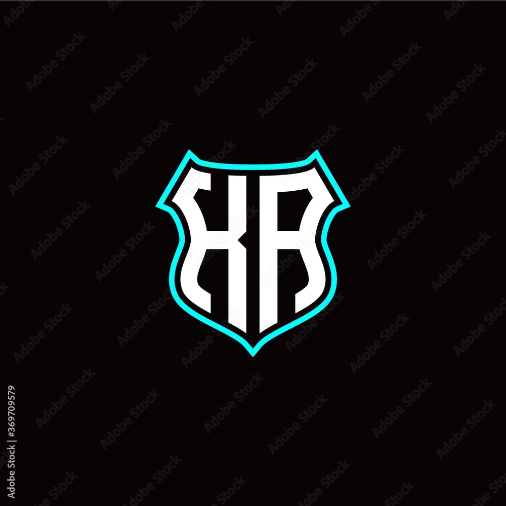 K A initials monogram logo shield designs modern K A initials monogram logo shield designs modern