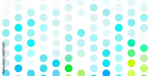 Light blue, green vector backdrop with dots.