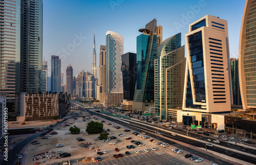 Canvas Print dubai cityscape