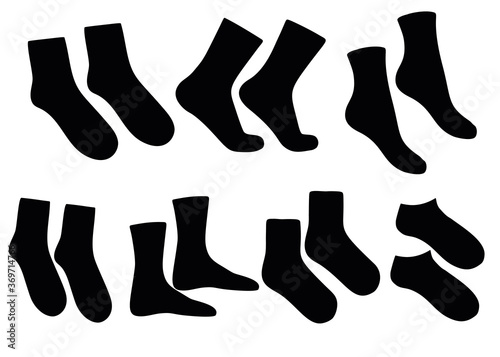 Women's socks in the set.
