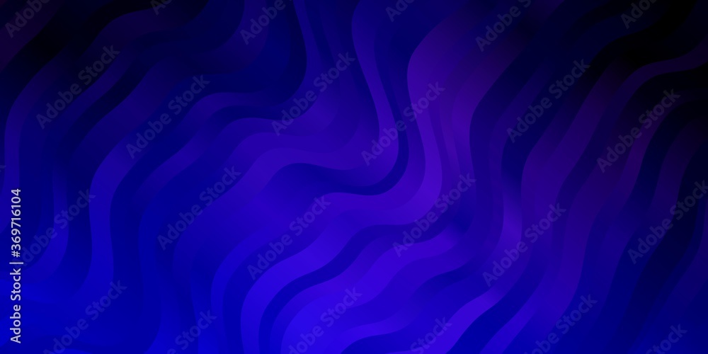 Obraz premium Light Pink, Blue vector background with bows. Colorful illustration with curved lines. Pattern for booklets, leaflets.