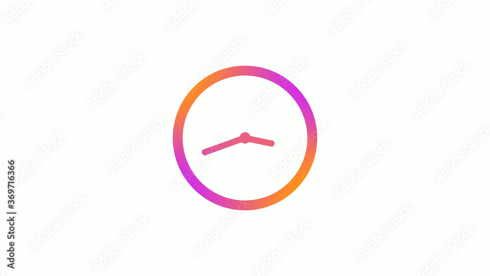 Amazing counting down clock icon on white background,Clock icon Amazing counting down clock icon on white background,Clock icon