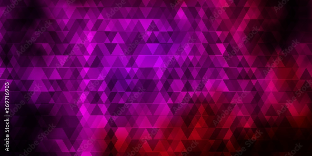 Dark Pink vector background with lines, triangles. Dark Pink vector background with lines, triangles.