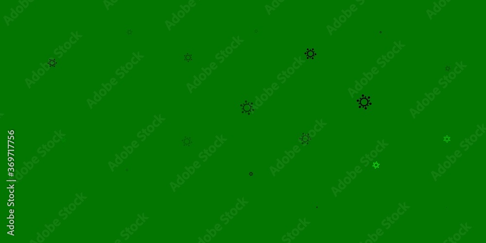 Light green vector background with covid-19 symbols. Light green vector background with covid-19 symbols.