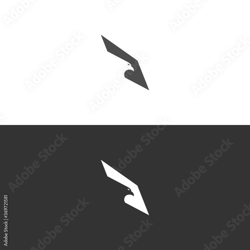 Eagle Head Logo Design Vector Idea
