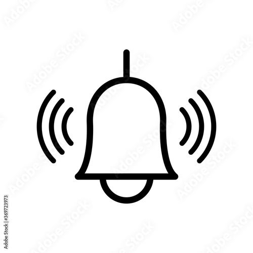 Bell Icon Vector Illustration in Trendy Design