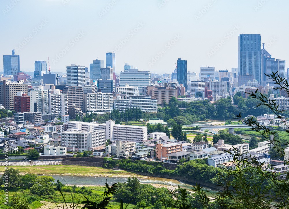 Obraz premium 仙台 都市風景