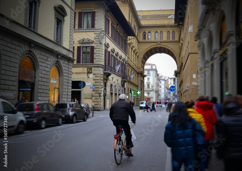 Landmarks of Florence. Italy. Walking the streets of Italy