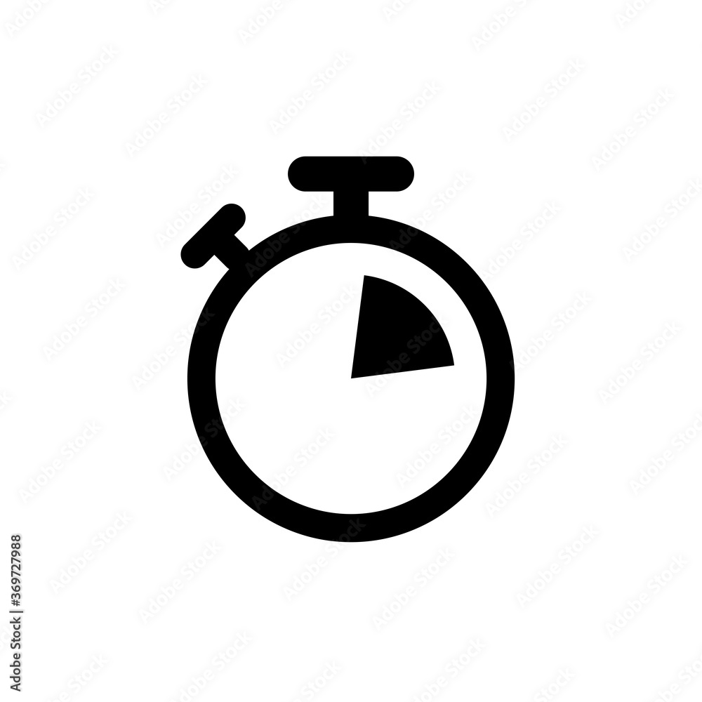Stopwatch Timer Icon Vector Illustration Stopwatch Timer Icon Vector Illustration