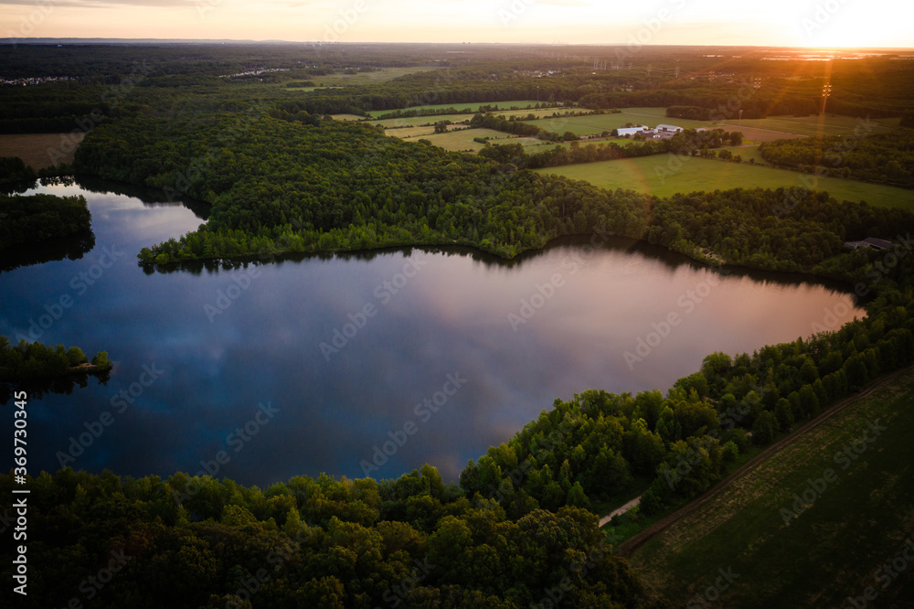 Naklejka premium Epic Plainsboro Sunrise New Jersey