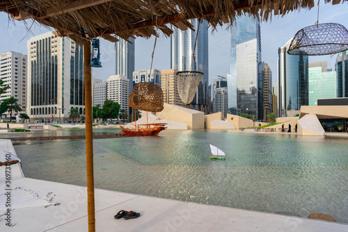 Abu Dhabi city landmarks | Al Hosn modern museum celebrating the UAE culture and heritage photo