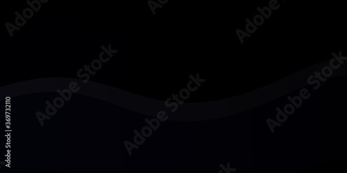 Dark Gray vector background with lines. Colorful illustration in abstract style with bent lines. Smart design for your promotions.