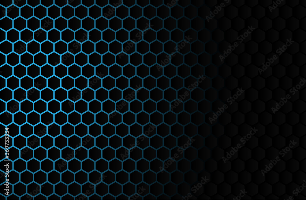 metal grid background,hexagonal blue mesh pattern with text space. metal grid background,hexagonal blue mesh pattern with text space.