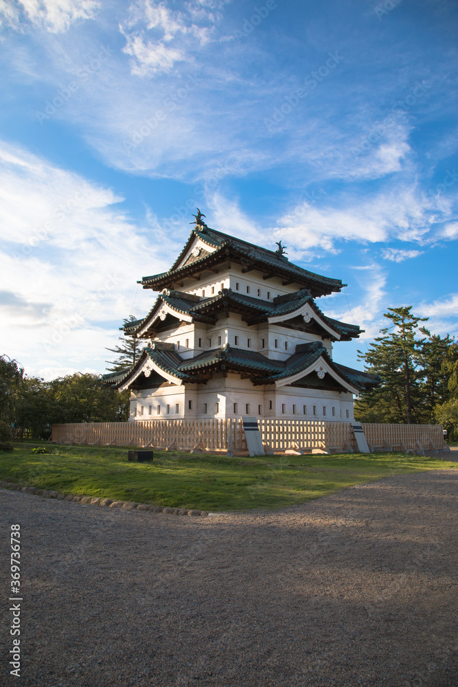 Hirosaki Castle, Hirosaki Park, Mutsu Province, Aomori Prefecture, Japan Hirosaki Castle, Hirosaki Park, Mutsu Province, Aomori Prefecture, Japan