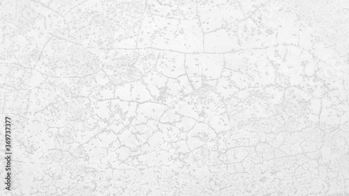 White Crack Wall Texture Background.