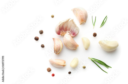 Seasonings, garlic and herbs
