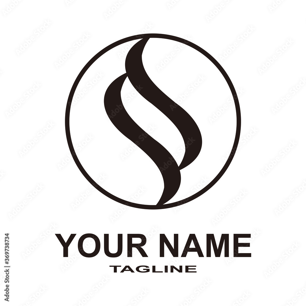 Obraz premium Letter SS vector logo design