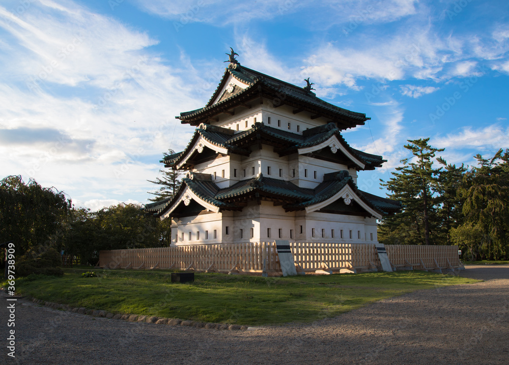 Hirosaki Castle, Hirosaki Park, Mutsu Province, Aomori Prefecture, Japan Hirosaki Castle, Hirosaki Park, Mutsu Province, Aomori Prefecture, Japan