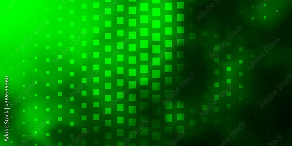 Dark Green vector template in rectangles. Abstract gradient illustration with colorful rectangles. Pattern for commercials, ads.