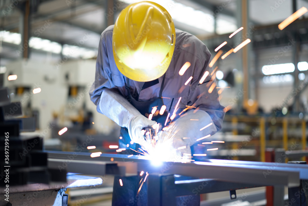 worker working in factory