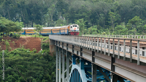 1 December 2008, West Java, Indonesia:  Train Station at West Java, Indonesia