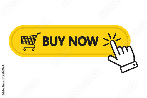 Click here Buy now button with a shopping cart.