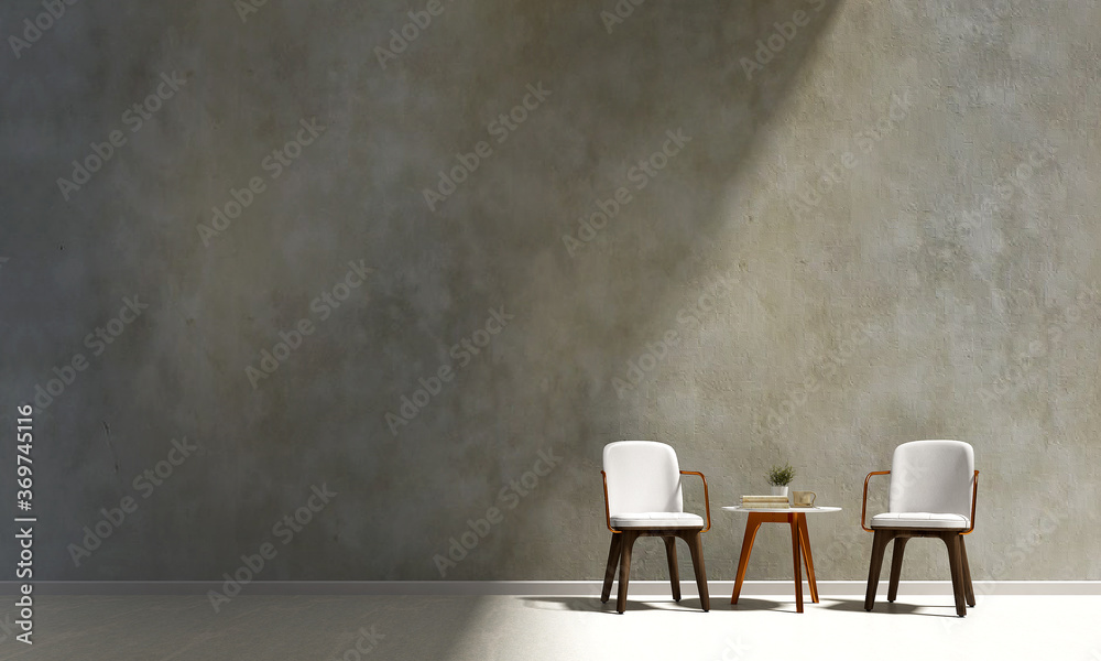 The mock up interior design of modern house and apartment lounge chairs and living room and wall pattern texture background The mock up interior design of modern house and apartment lounge chairs and living room and wall pattern texture background
