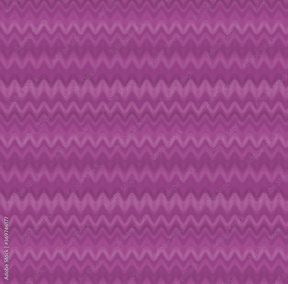 Abstract pink pattern for textile, clothes, wallpaper. Repeating undulating shape background with geometric wavy ornament