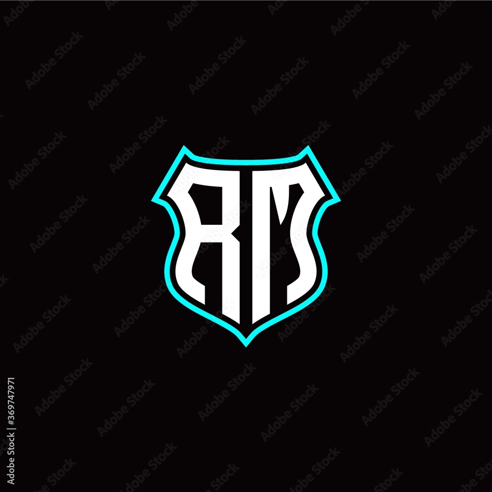 R M initials monogram logo shield designs modern R M initials monogram logo shield designs modern