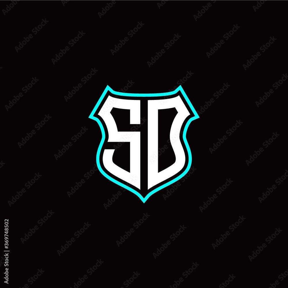 S O initials monogram logo shield designs modern S O initials monogram logo shield designs modern