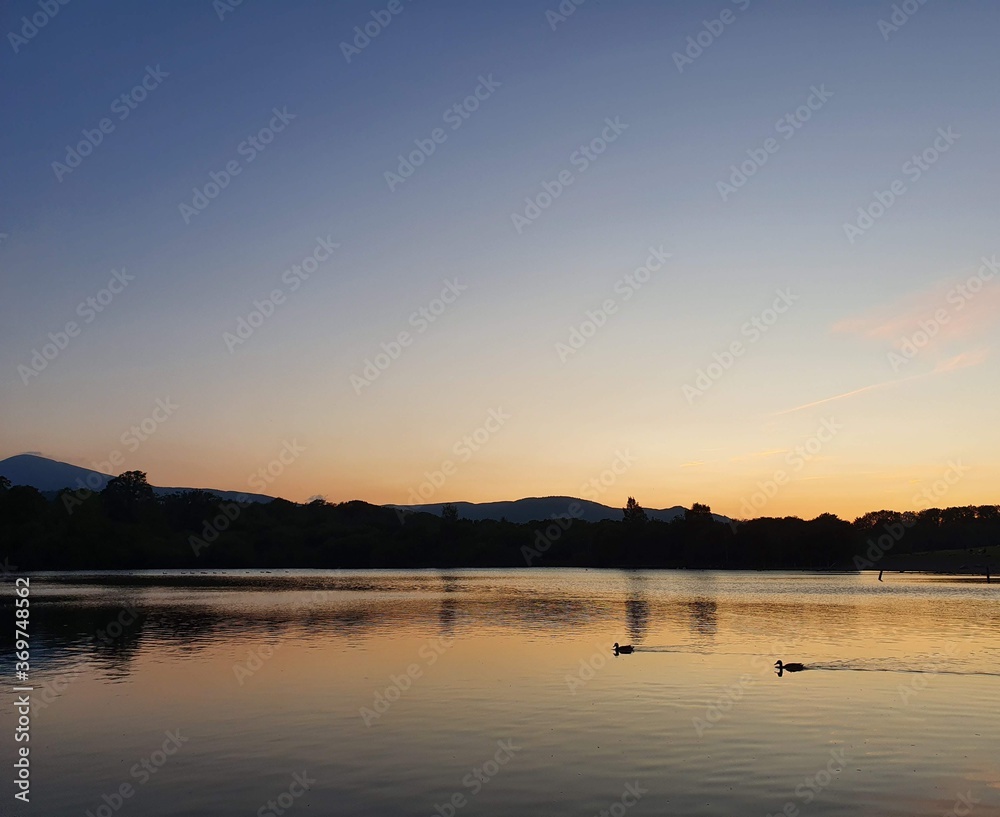  View over Derwent Water, Lake District National Park.