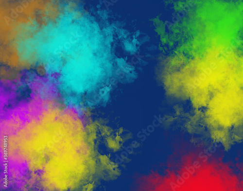 Here is an unusual background image cloud formations and bright colors.