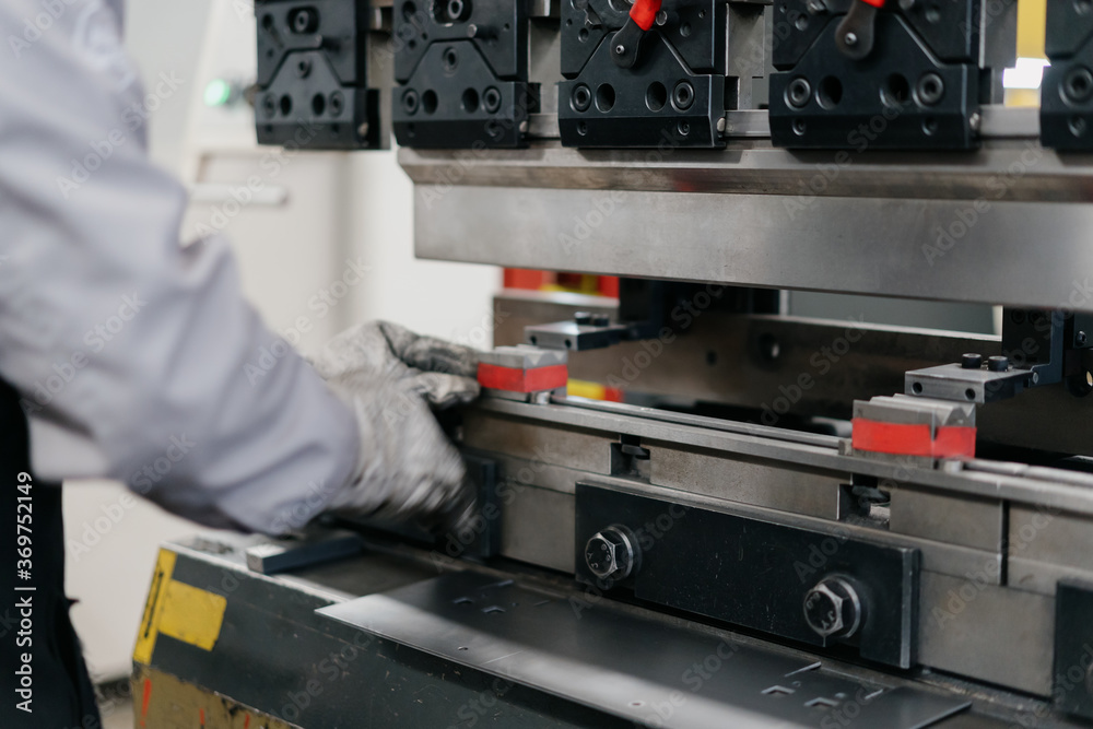 worker working in factory
