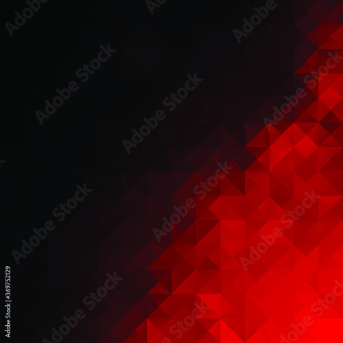 Red Grid Mosaic Background, Creative Design Templates
