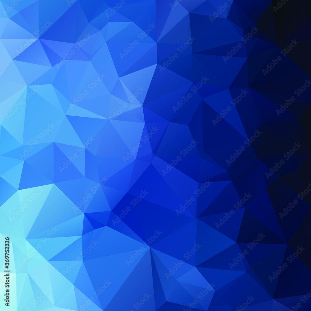 Blue Polygonal Mosaic Background, Creative Design Templates