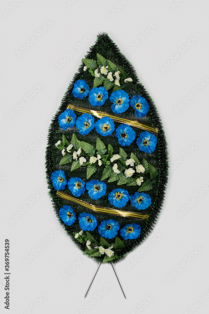Fototapeta premium Colorful Flower wreath for the grave