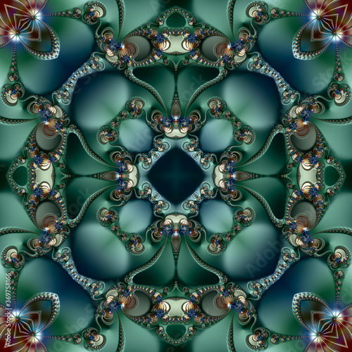 Special art, unique abstract design, fractal geometry