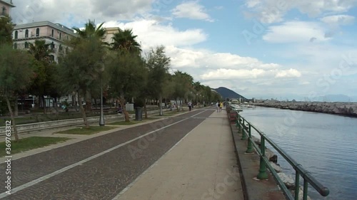 Wallpaper Mural Lungomare di Salerno,Italia,Agosto 2020. Torontodigital.ca
