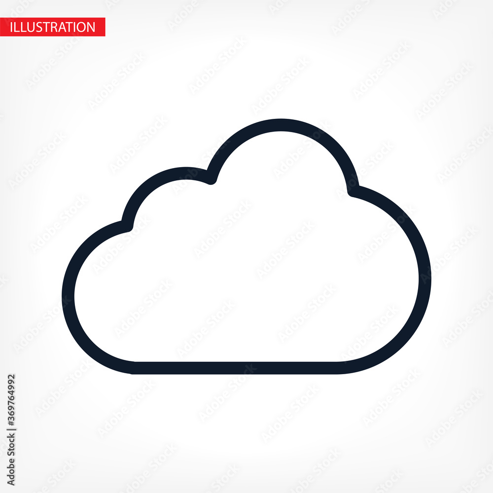 Cloud icon vector 10 EPS. lorem ipsum Flat Design JPG Cloud icon vector 10 EPS. lorem ipsum Flat Design JPG