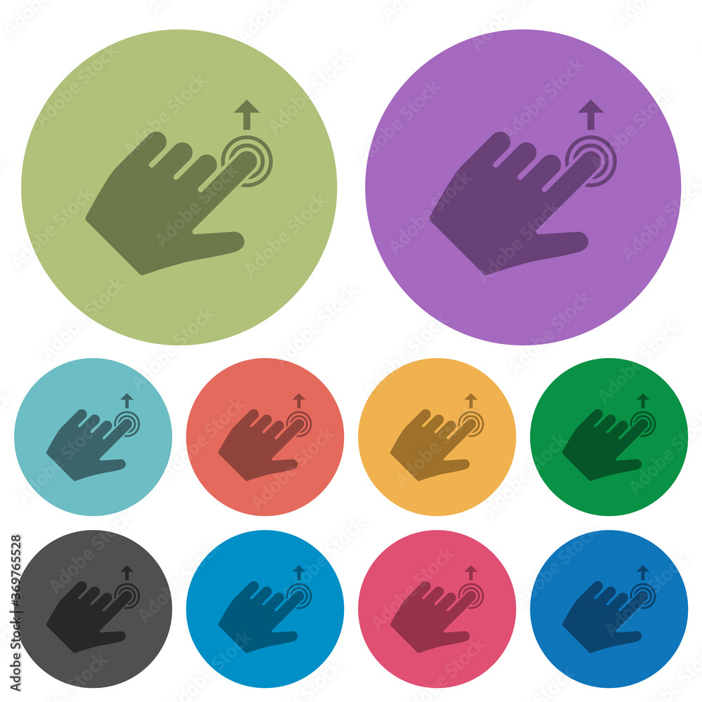 Left handed slide up gesture color darker flat icons Left handed slide up gesture color darker flat icons