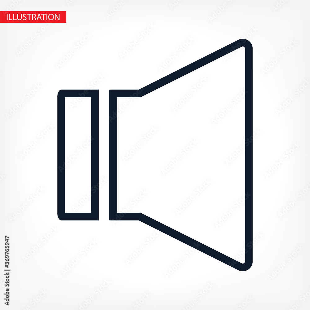 Sound icon vector. lorem ipsum Flat Design JPG Sound icon vector. lorem ipsum Flat Design JPG