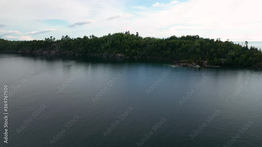 Islands on Lake Superior in Northern Michigans Upper Peninsula Islands on Lake Superior in Northern Michigans Upper Peninsula