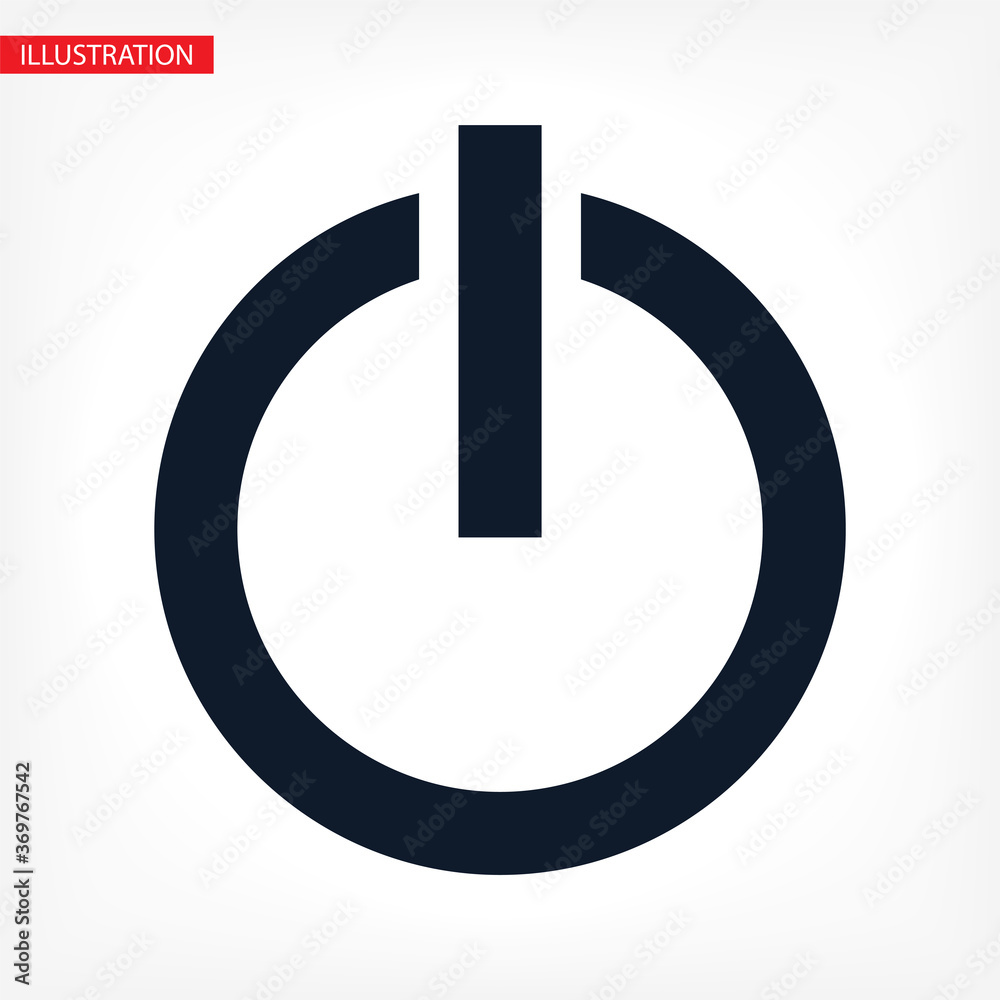 power off icon vector. lorem ipsum Flat Design JPG power off icon vector. lorem ipsum Flat Design JPG