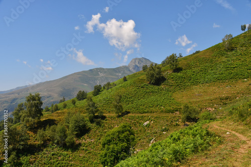 Mount Mucrone, seen from the east, overlooks the Biella area