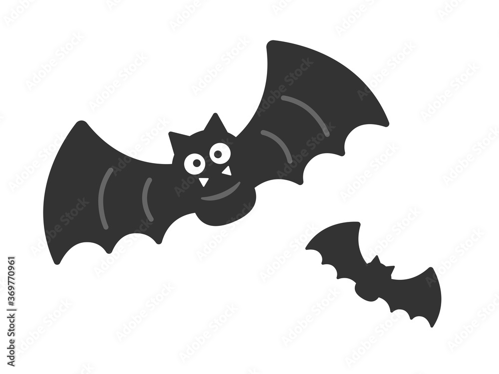 Obraz premium コウモリのイラスト
